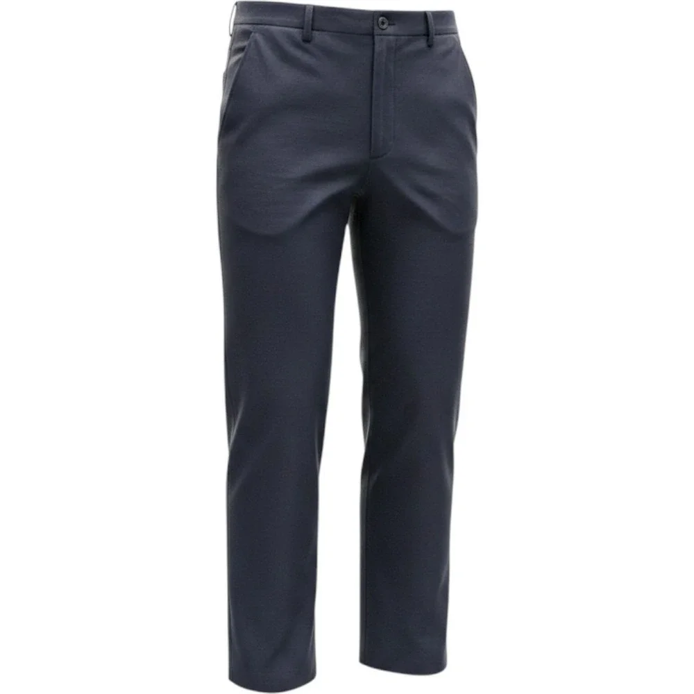 Polo Ralph Lauren Mens Black Pleated Chino Pants Cotton Trousers 34x31
